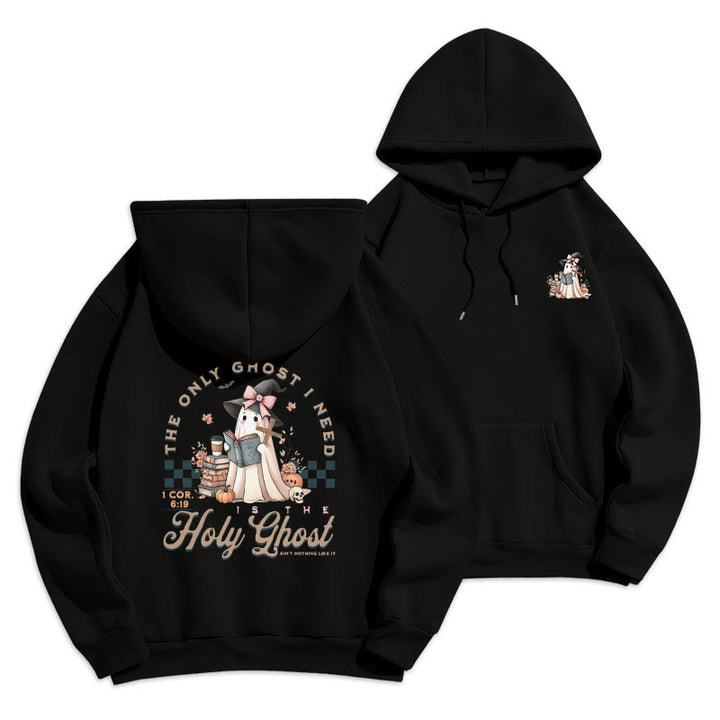 Christianartworkshop Felpa con cappuccio in poliestere foderata in pile Witchy Chic di Holy Ghost - Nero - 2XL - image 8