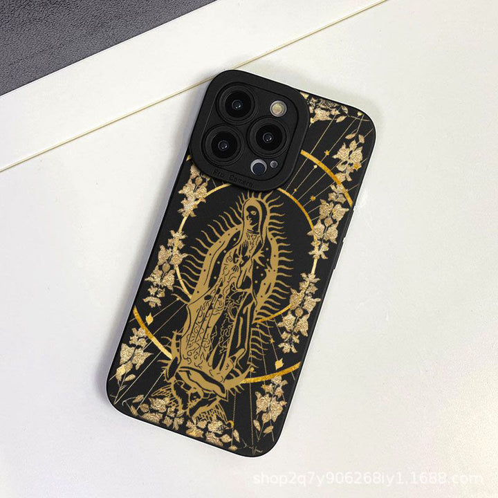 Christianartworkshop Elegante custodia per telefono con la Vergine Maria e la sua fede splendente: regalo di devozione cattolica - image 4