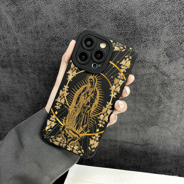 Christianartworkshop Elegante custodia per telefono con la Vergine Maria e la sua fede splendente: regalo di devozione cattolica - image 6