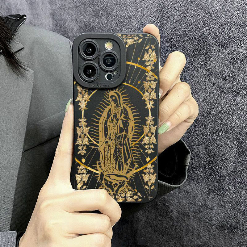 Christianartworkshop Elegante custodia per telefono con la Vergine Maria e la sua fede splendente: regalo di devozione cattolica - image 5