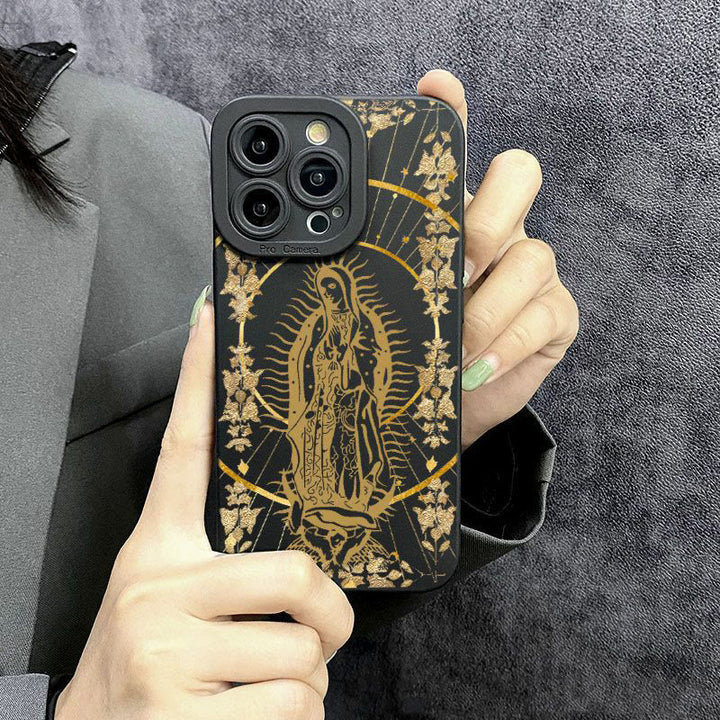 Christianartworkshop Elegante custodia per telefono con la Vergine Maria e la sua fede splendente: regalo di devozione cattolica - image 5