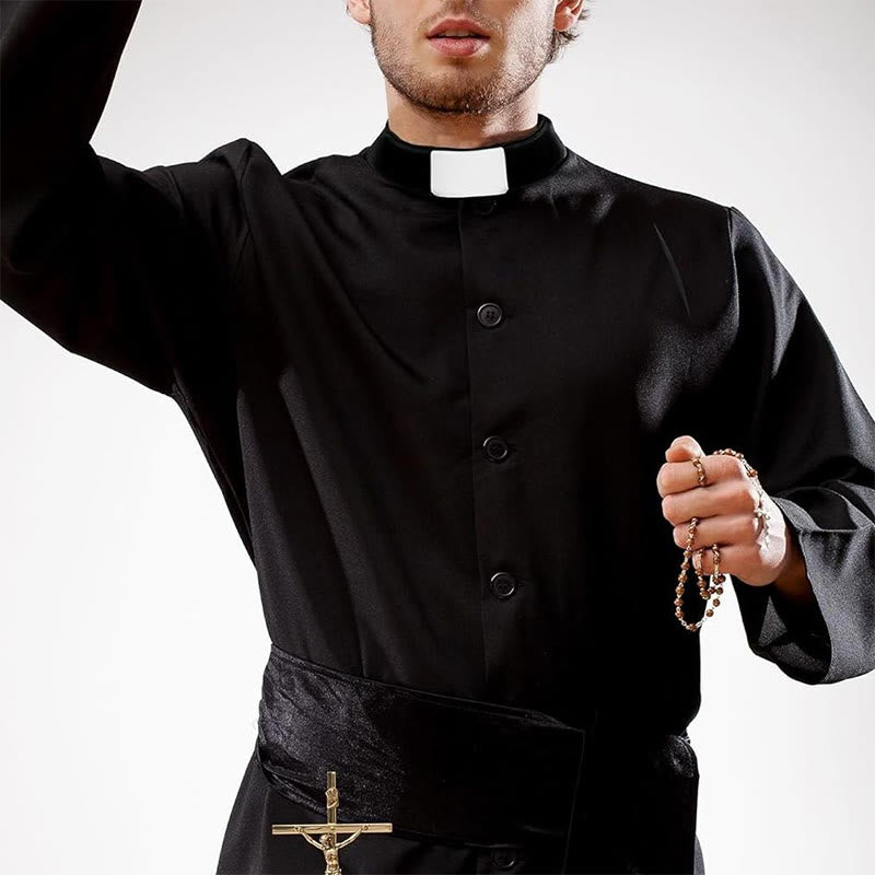 Christianartworkshop Collare unisex morbido e confortevole con linguetta clericale e inserto per varie attività - image 13