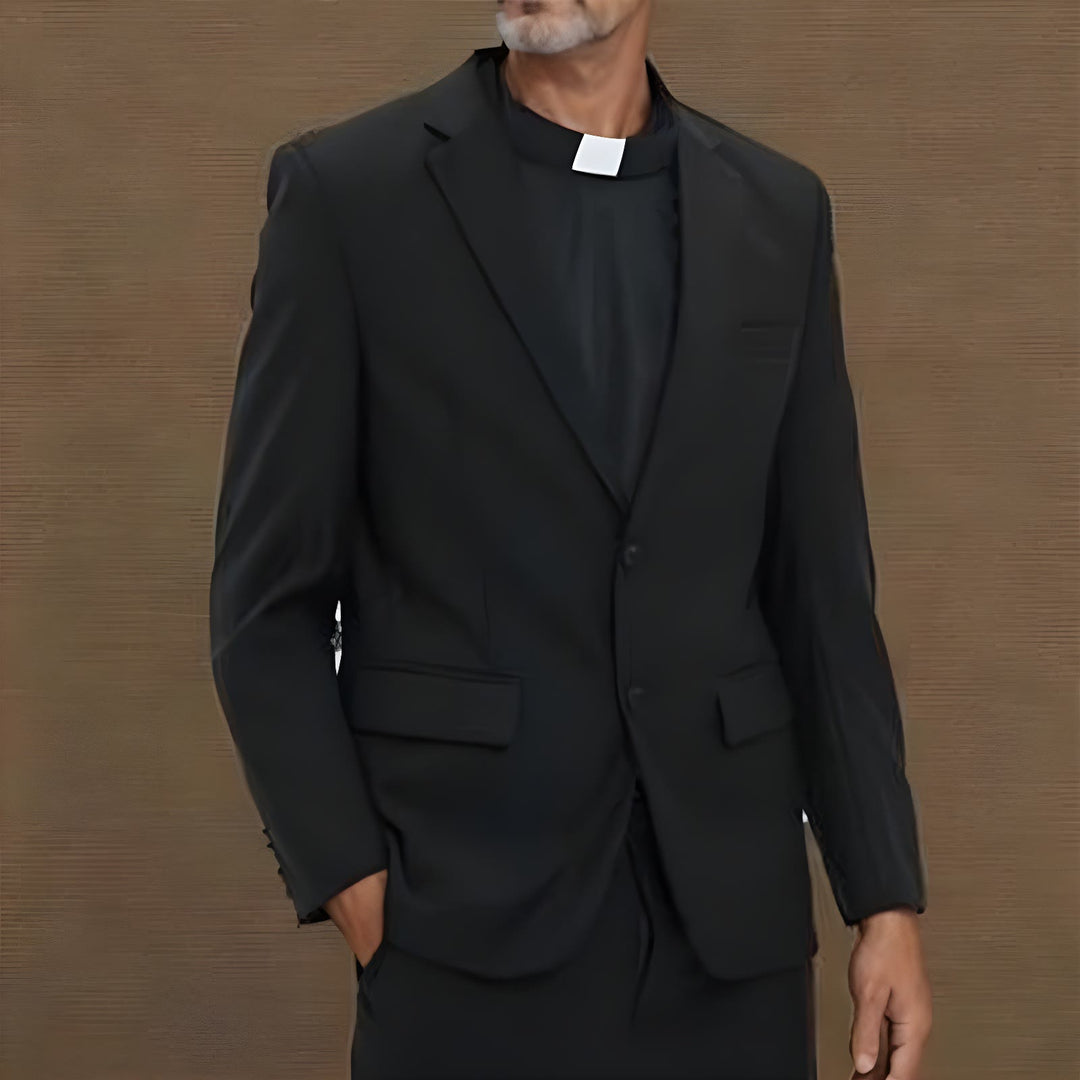 Christianartworkshop Collare unisex morbido e confortevole con linguetta clericale e inserto per varie attività - image 12