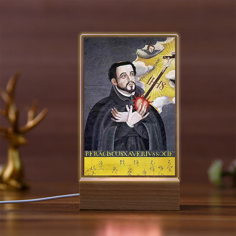 Christianartworkshop Arte Sacra Icona Religiosa Luce Notturna Calda: Porta la Presenza Ogni Notte - B - image 1