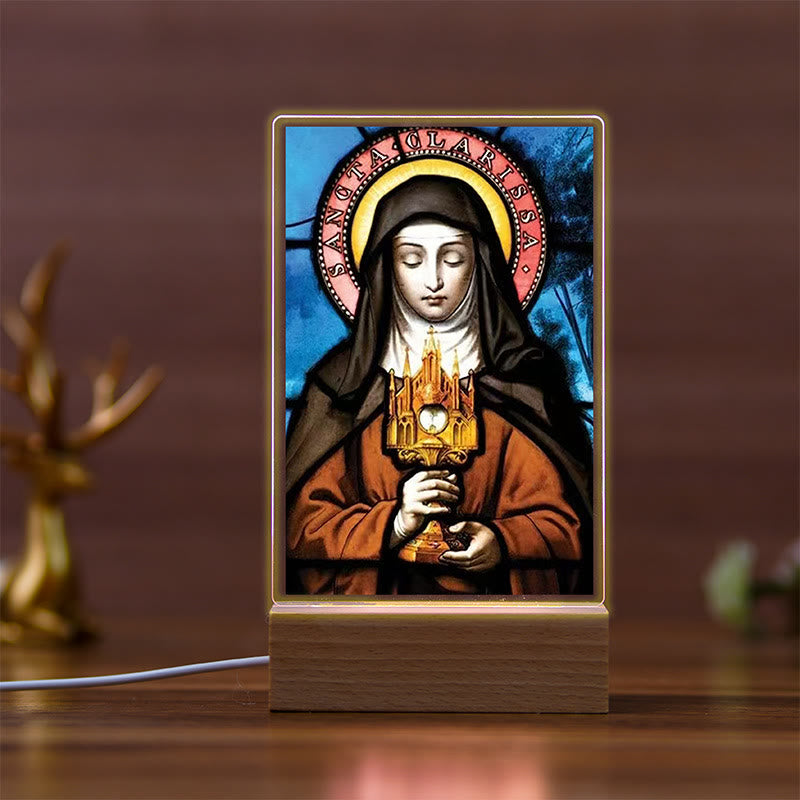 Christianartworkshop Arte Sacra Icona Religiosa Luce Notturna Calda: Porta la Presenza Ogni Notte - C - image 2