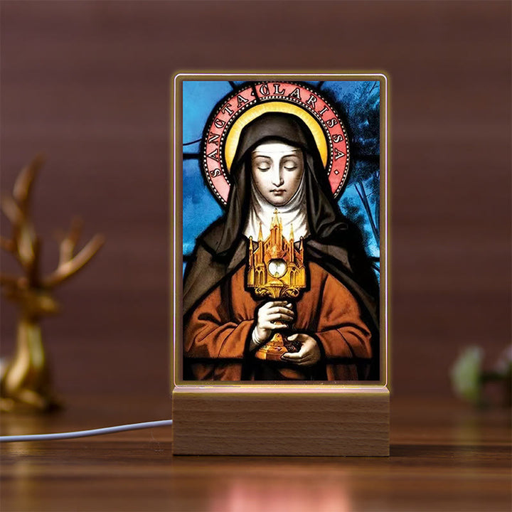 Christianartworkshop Arte Sacra Icona Religiosa Luce Notturna Calda: Porta la Presenza Ogni Notte - C - image 2