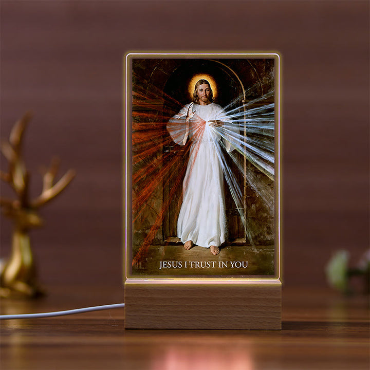 Christianartworkshop Arte Sacra Icona Religiosa Luce Notturna Calda: Porta la Presenza Ogni Notte - F - image 5