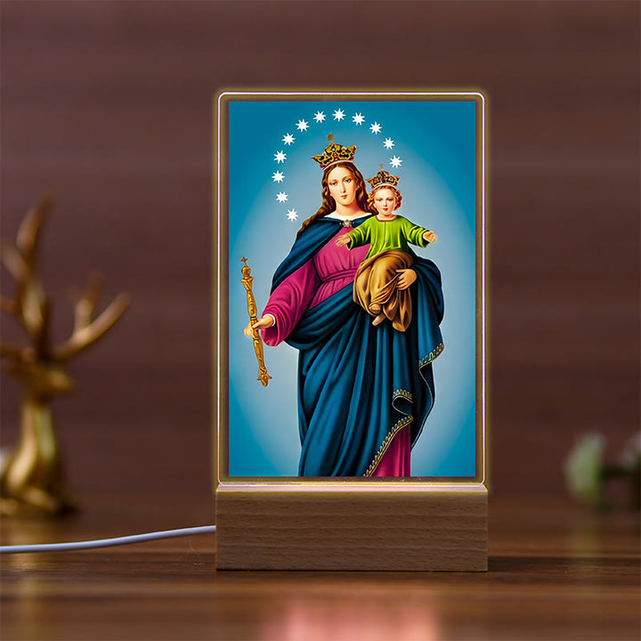 Christianartworkshop Arte Sacra Icona Religiosa Luce Notturna Calda: Porta la Presenza Ogni Notte - J - image 9