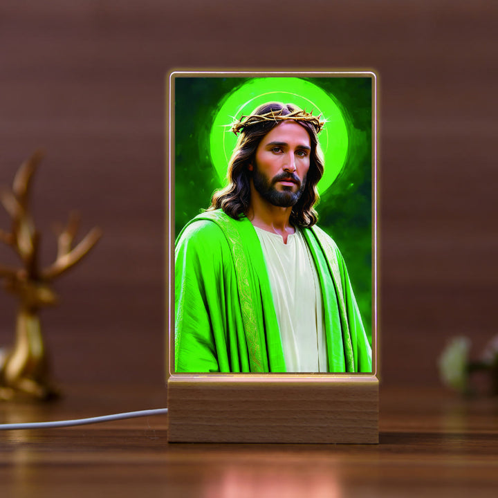 Christianartworkshop Luce notturna religiosa di Gesù e Maria: eredita un'eredità spirituale benedetta - B - image 1