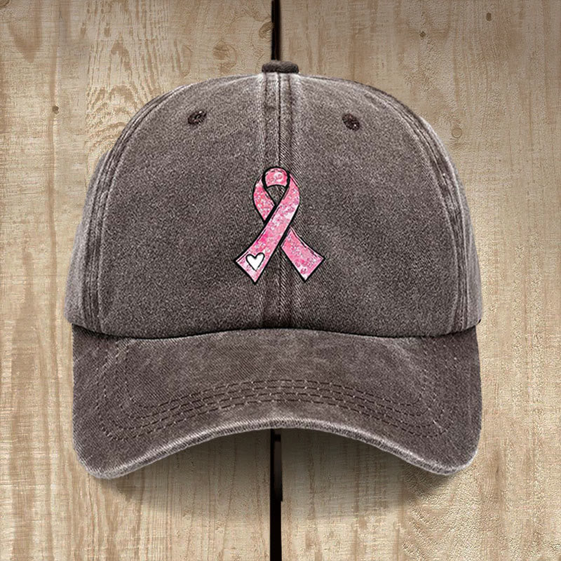 Christianartworkshop Preghiere di guarigione di Dio Cappello con nastro rosa: Guerriero della fede per la sensibilizzazione sul cancro - Caffè - image 13