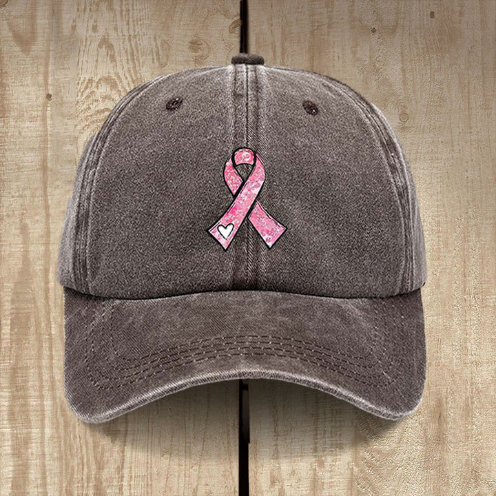 Christianartworkshop Preghiere di guarigione di Dio Cappello con nastro rosa: Guerriero della fede per la sensibilizzazione sul cancro - Caffè - image 13