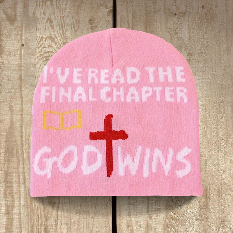 Christianartworkshop Berretto della fede del capitolo finale: so come va a finire, Dio vince - Rosa - image 1