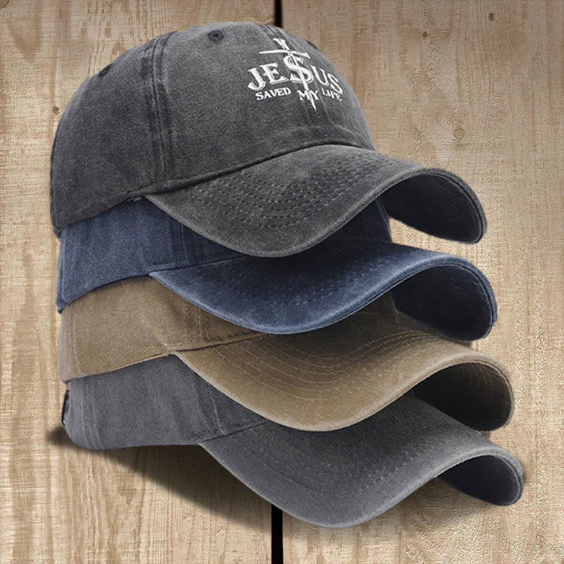 Christianartworkshop Gesù mi ha salvato la vita - Berretto da baseball con scritta: Salvato dalla grazia - image 1