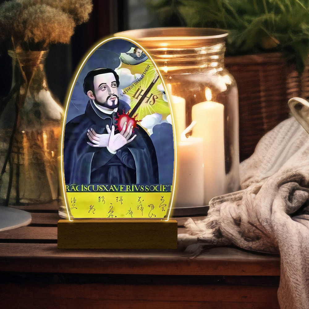 Christianartworkshop Benedizione quotidiana Scene sacre ovali Luce notturna: alone luminoso e icone sacre - K - image 18