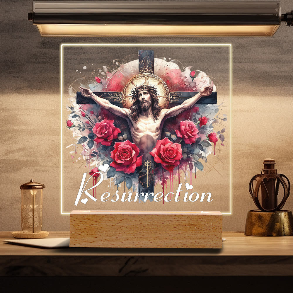 Christianartworkshop Christ Art Scene Night Light: Icone sacre e bagliore duraturo - UN - image 0