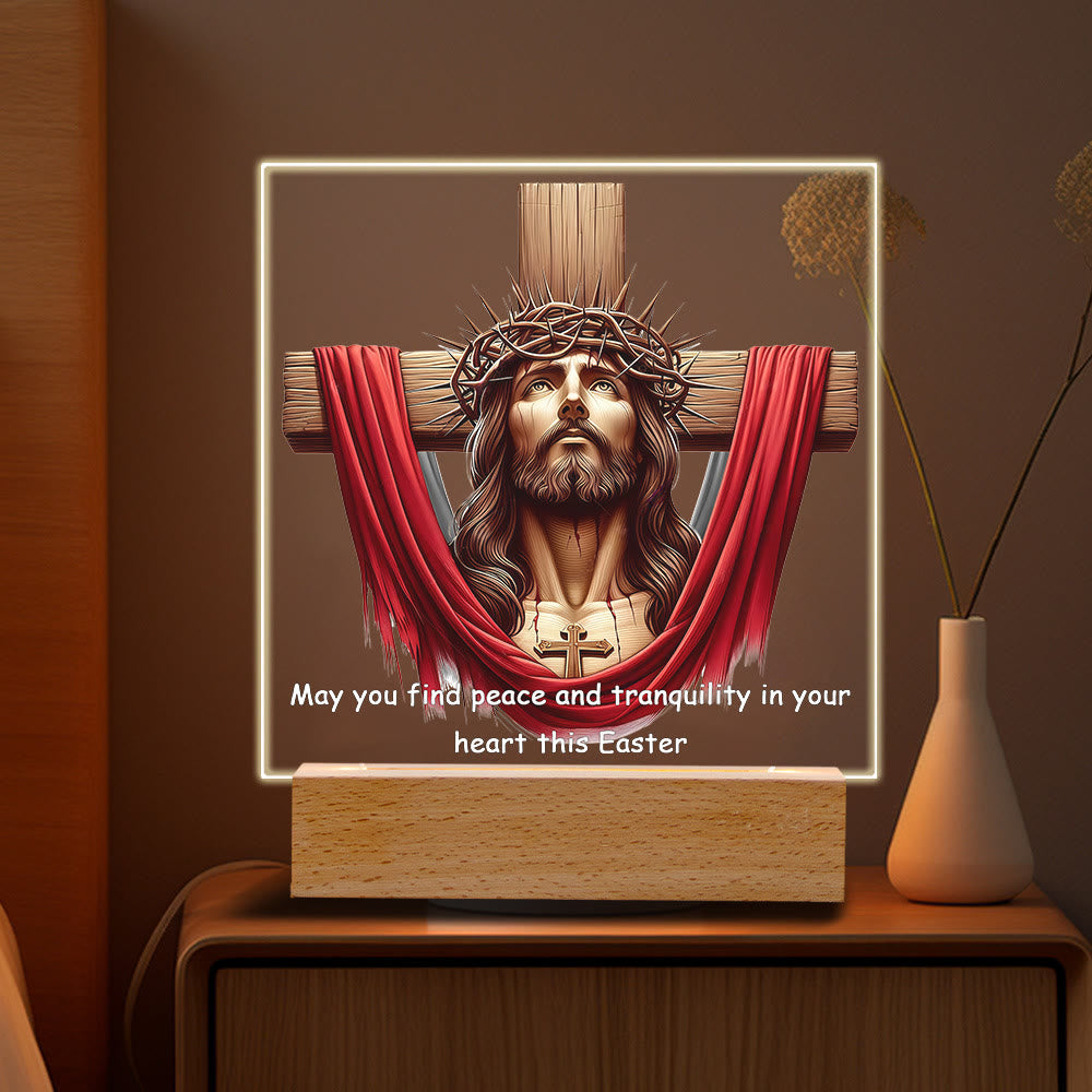 Christianartworkshop Christ Art Scene Night Light: Icone sacre e bagliore duraturo - E - image 8