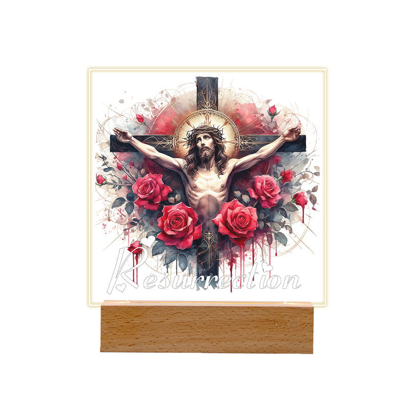 Christianartworkshop Christ Art Scene Night Light: Icone sacre e bagliore duraturo - image 4