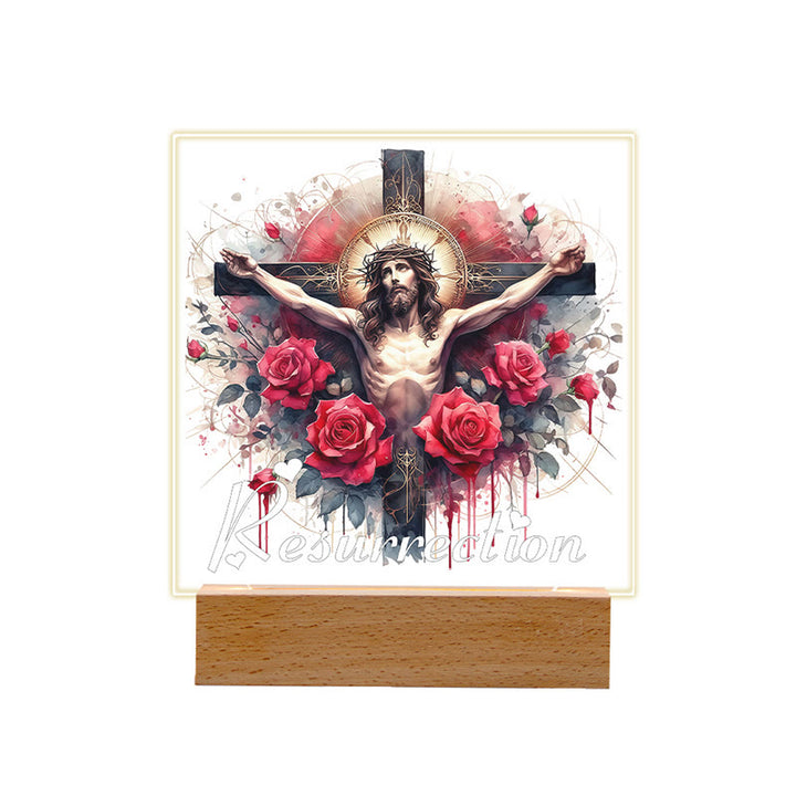 Christianartworkshop Christ Art Scene Night Light: Icone sacre e bagliore duraturo - image 4