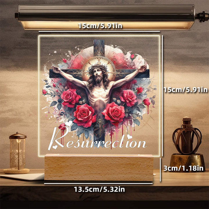 Christianartworkshop Christ Art Scene Night Light: Icone sacre e bagliore duraturo - image 2