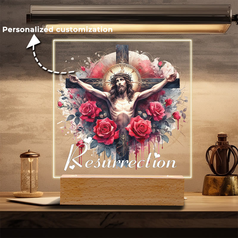 Christianartworkshop Christ Art Scene Night Light: Icone sacre e bagliore duraturo - image 3