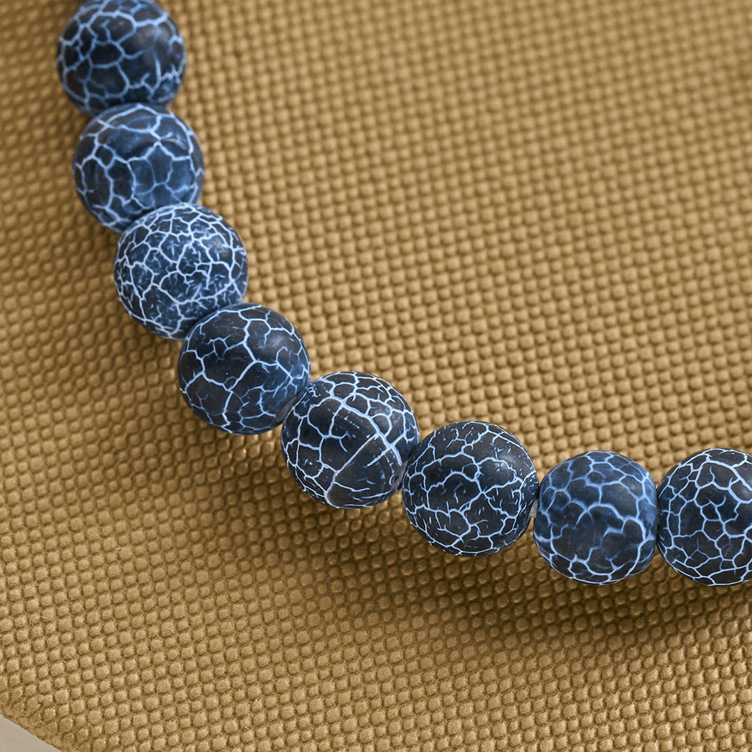 Braccialetto con animali Waves of Prayer Shark Guardian con 5 pietre di agata naturale Christianartworkshop - image 14