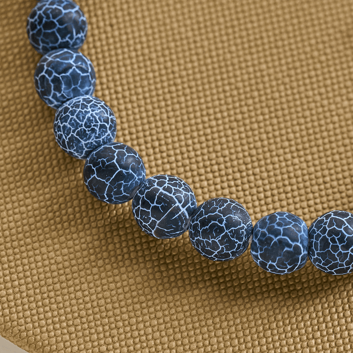 Braccialetto con animali Waves of Prayer Shark Guardian con 5 pietre di agata naturale Christianartworkshop - image 14