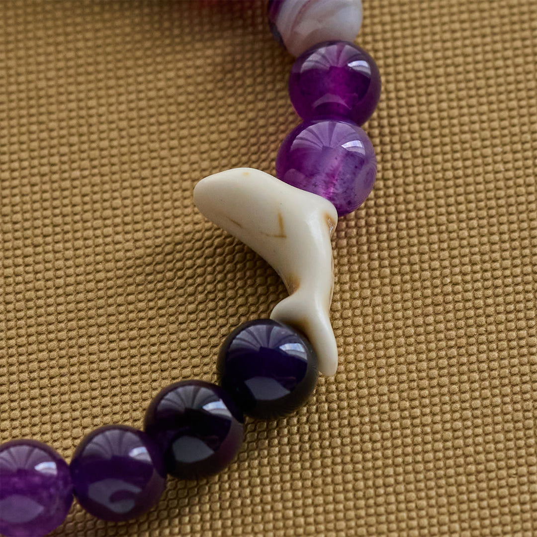 Christianartworkshop Ocean Grace Bracciale con ciondolo a forma di delfino e malachite naturale e ichthys - image 19