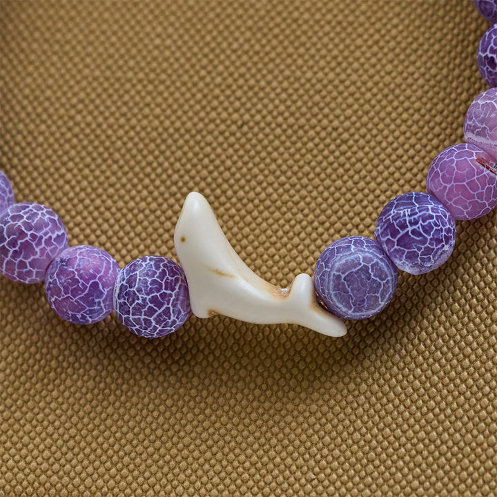 Christianartworkshop Ocean Grace Bracciale con ciondolo a forma di delfino e malachite naturale e ichthys - image 33