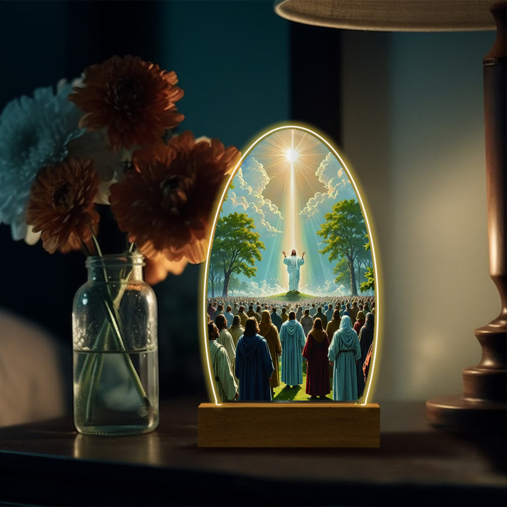 Christianartworkshop Momenti di preghiera confortanti di Gesù e della Vergine Maria Luce notturna - F - image 9