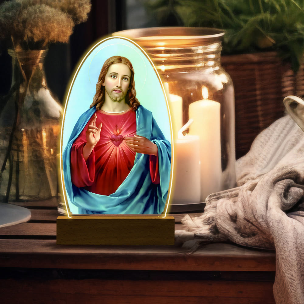 Christianartworkshop Beati Santi Cristiani Luce Notturna: Compagno di Riflessione Serata - K - image 14