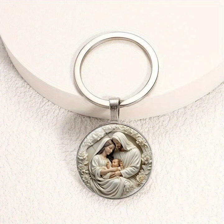 Christianartworkshop Portachiavi Porta le Benedizioni della Sacra Famiglia - image 3
