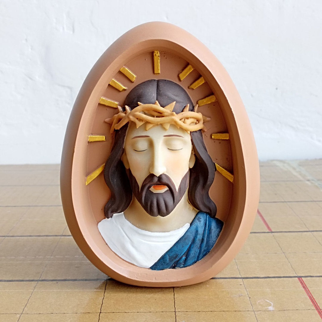 Christianartworkshop Decorazione da tavolo di Gesù con corona di spine: un arredamento per la casa che mette in risalto la fede - image 2