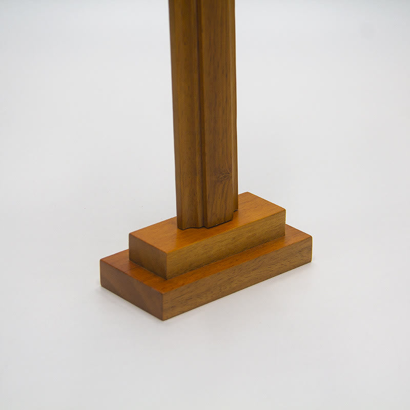 Christianartworkshop Croce in legno da tavolo con base: un segno sottile di serenità spirituale - image 4