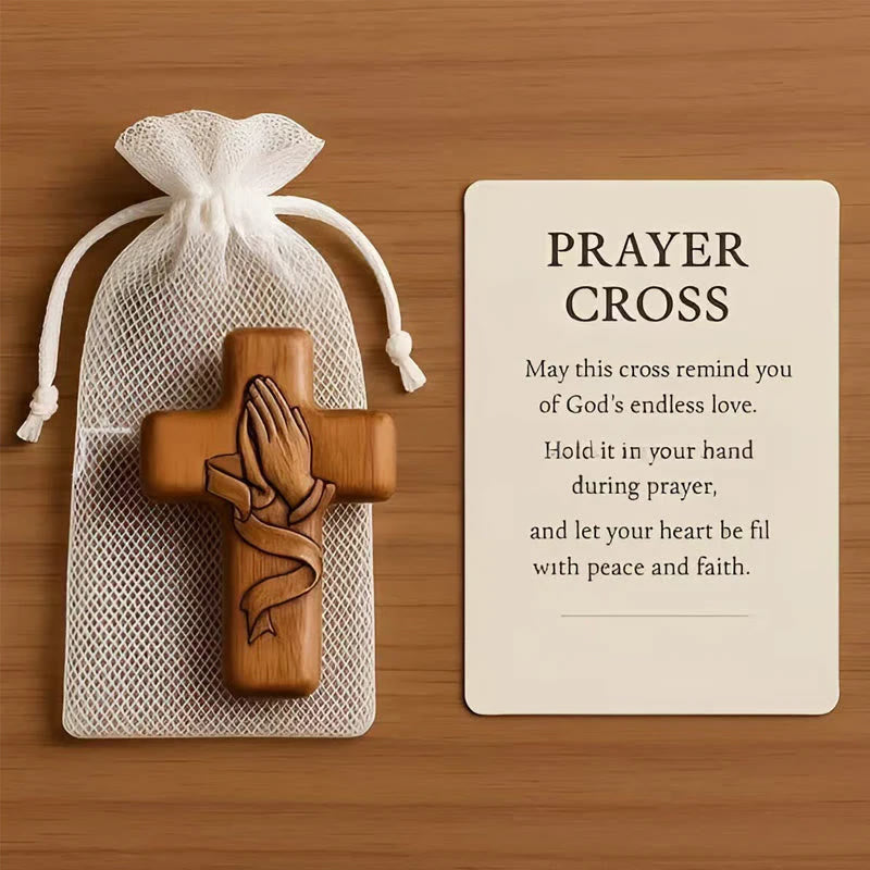 Christianartworkshop Classic Pocket Prayer Cross Gift Ensemble: un caro simbolo di pace - image 0