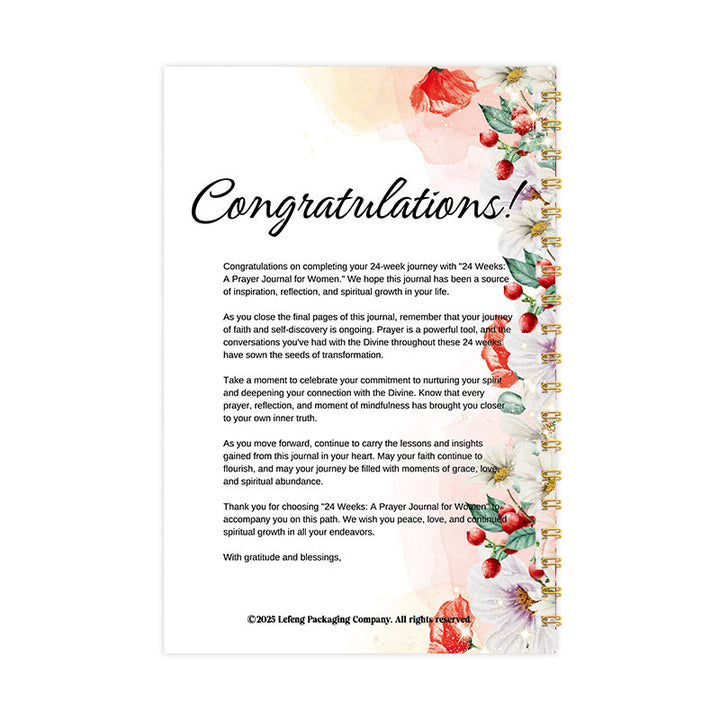 Christianartworkshop Diario di preghiera floreale classico: uno strumento per il nutrimento spirituale di 24 settimane - image 2