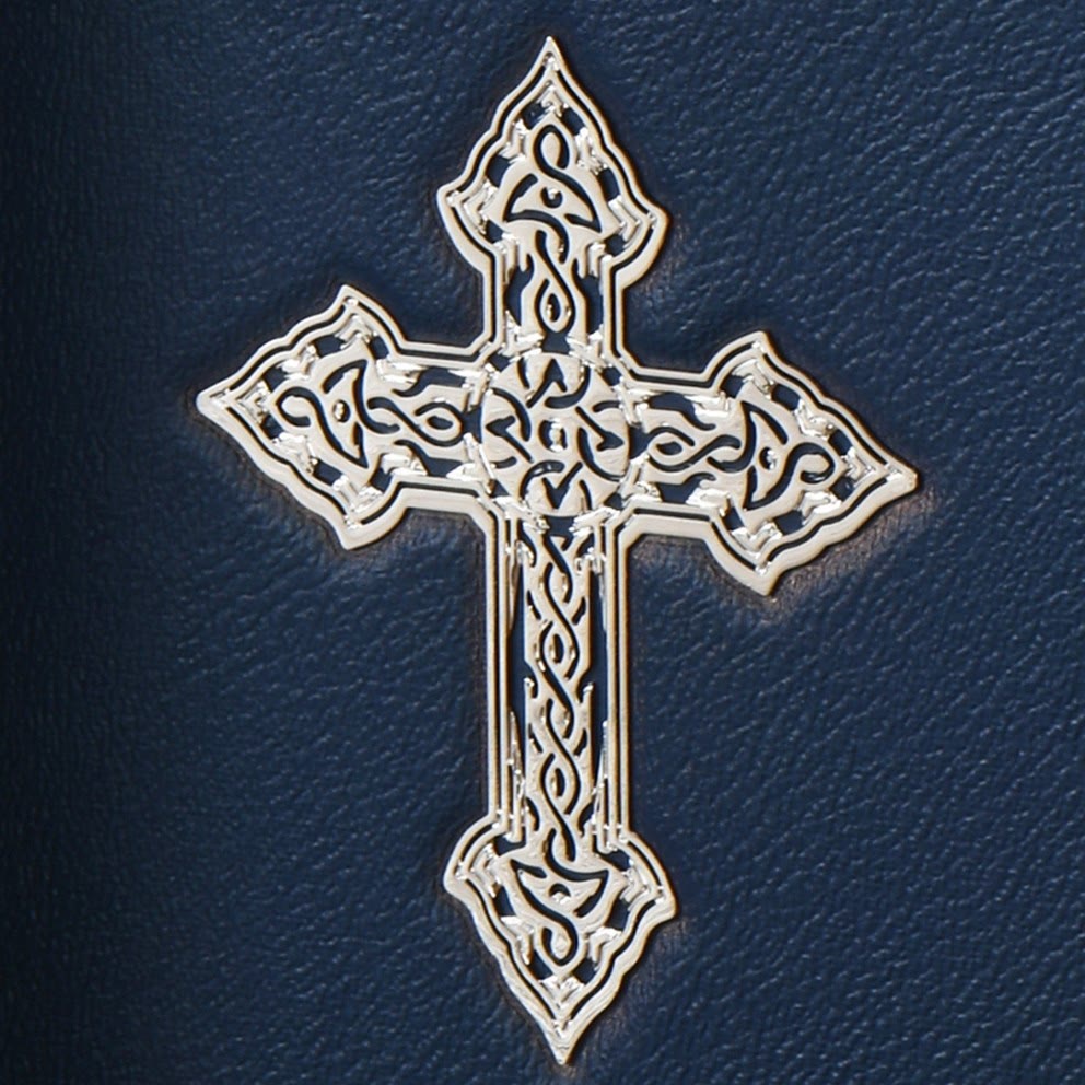 Christianartworkshop Diario in pelle deluxe con Gesù e croce: un regalo di alta qualità per le anime fedeli - image 1