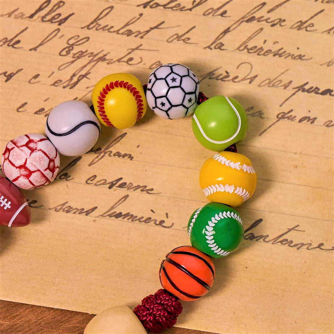 Christianartworkshop Portachiavi con rosario sportivo tutto in uno con grani multi-sport: nessun rimpianto in ogni partita - image 5