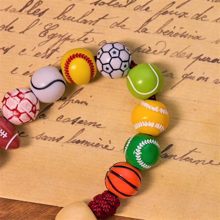 Christianartworkshop Portachiavi con rosario sportivo tutto in uno con grani multi-sport: nessun rimpianto in ogni partita - image 5