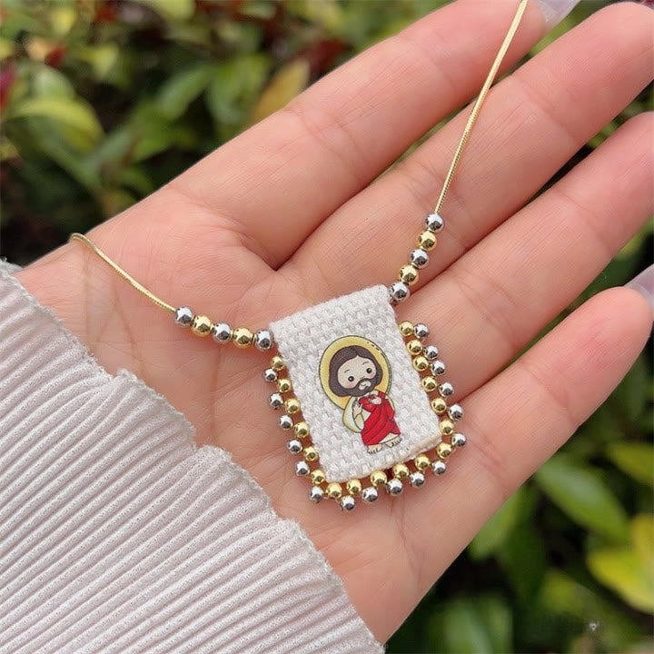 Collane con figure divine dei cartoni animati carinissime Christianartworkshop : un caro simbolo di fede - F - image 7