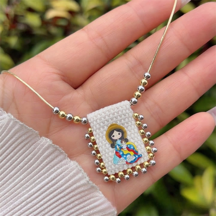 Collane con figure divine dei cartoni animati carinissime Christianartworkshop : un caro simbolo di fede - H - image 9