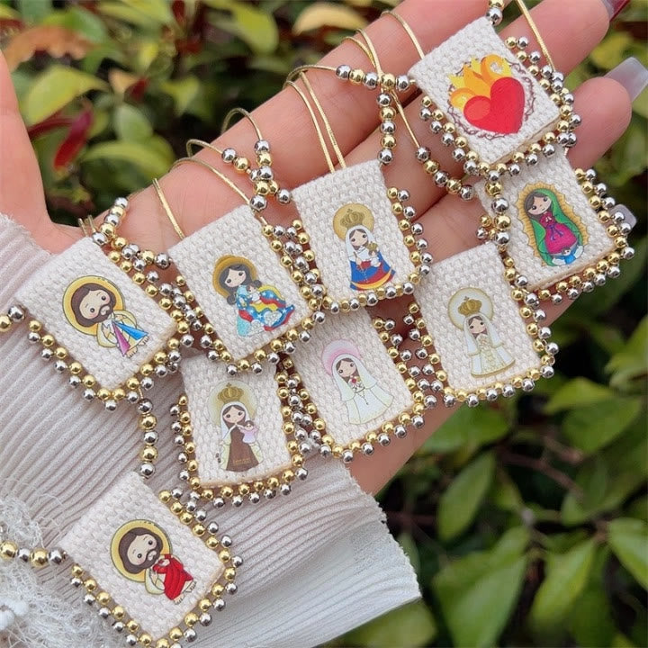 Collane con figure divine dei cartoni animati carinissime Christianartworkshop : un caro simbolo di fede - UN - image 0