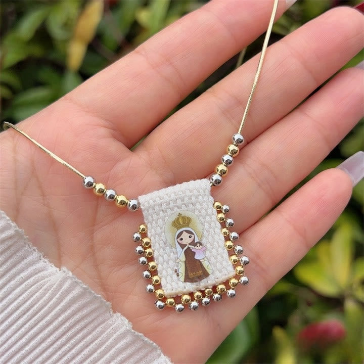 Collane con figure divine dei cartoni animati carinissime Christianartworkshop : un caro simbolo di fede - B - image 3