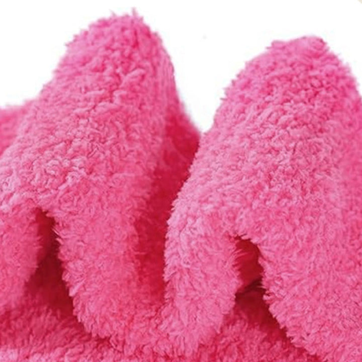 Calzini in pile di corallo "Calore divino, conforto fedele, M pregando" Christianartworkshop - image 4