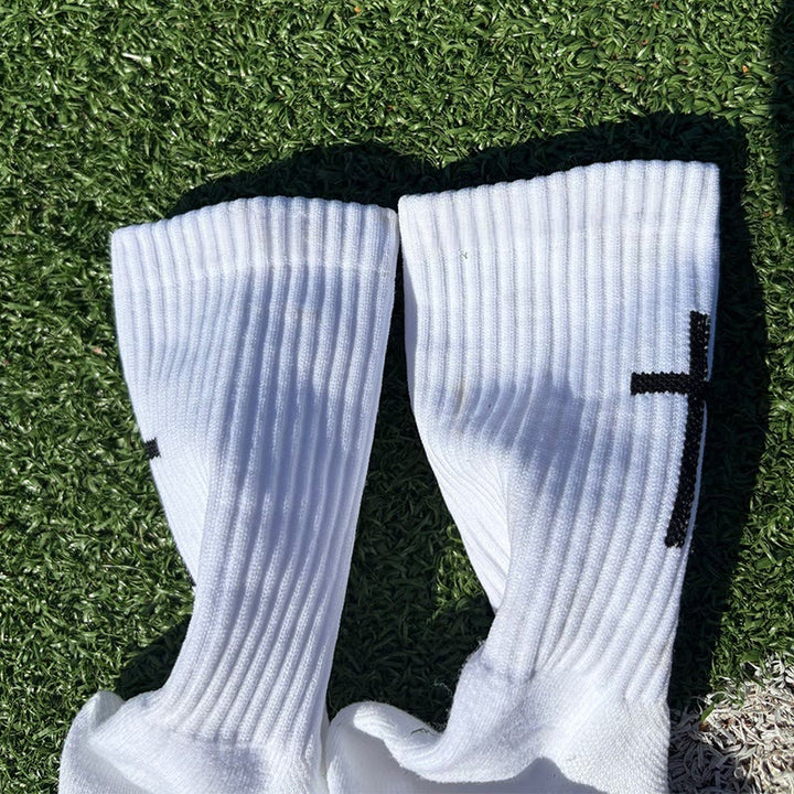 Calzini da calcio unisex con citazione biblica Christianartworkshop : cammina ogni giorno nella guida divina - image 4