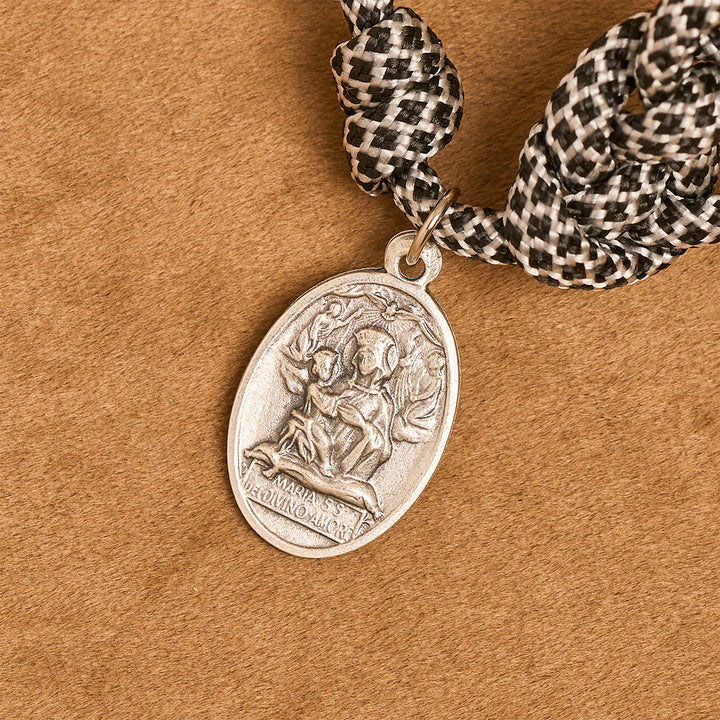 Rosario in corda di nylon con nodo solido Christianartworkshop e medaglia di Sant'Antonio: ristabilisci la speranza perduta - image 10