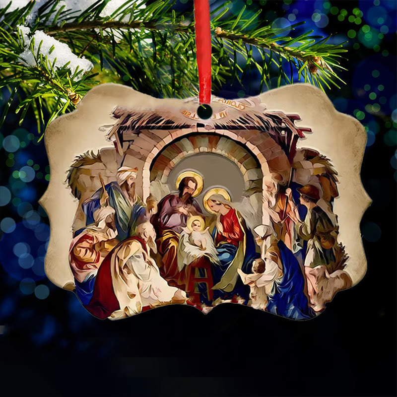 Christianartworkshop Insegne acriliche Natività Decorazioni natalizie da appendere C - image 3
