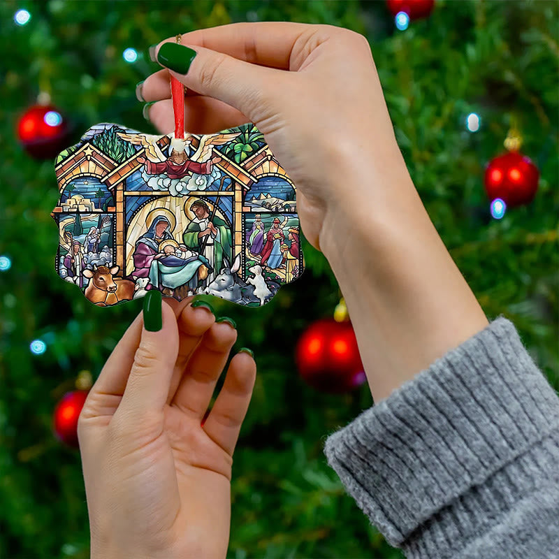 Christianartworkshop Insegne acriliche Natività Decorazioni natalizie da appendere D - image 1