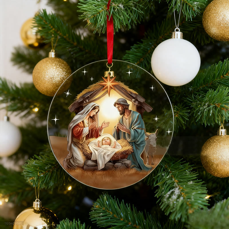 Christianartworkshop Presepe di Natale Decorazioni di Cristo Ornamenti B - image 6