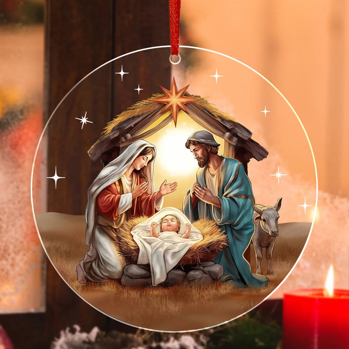 Christianartworkshop Presepe di Natale Decorazioni di Cristo Ornamenti B - image 5