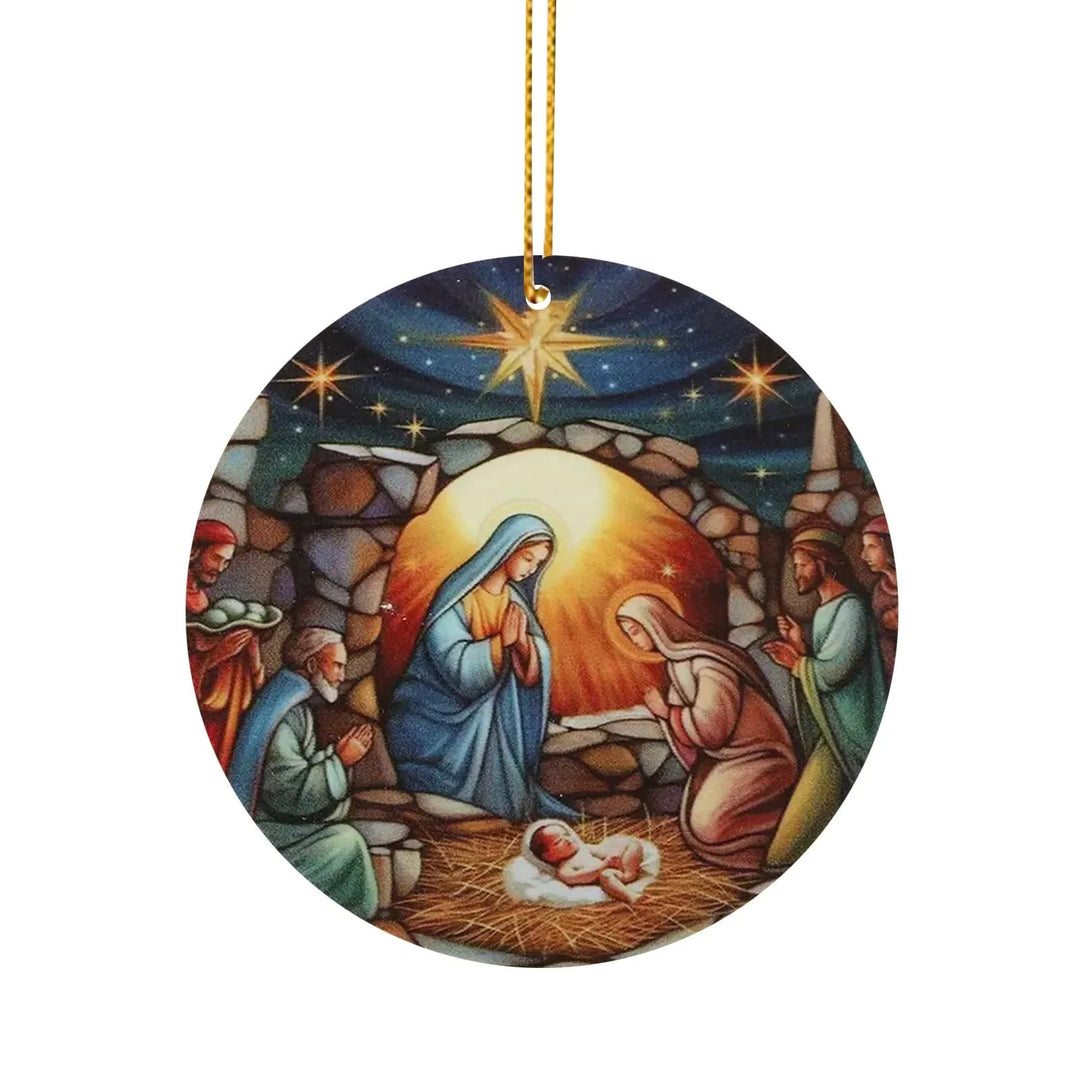 Christianartworkshop Presepe di Natale Decorazioni di Cristo Ornamenti C - image 7